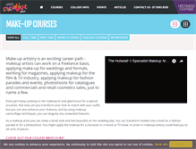 Tablet Screenshot of makeup-college.com.au
